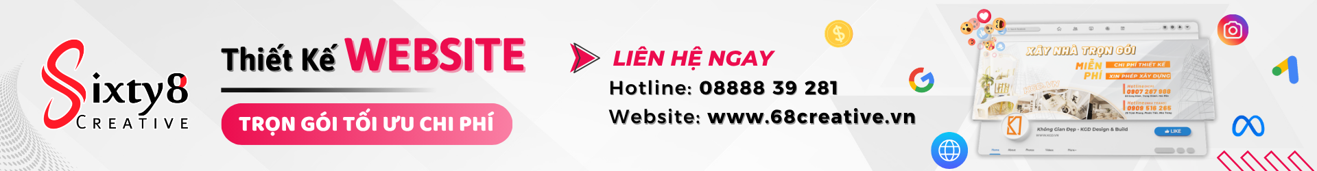 Thiết kế website 68Creative.vn