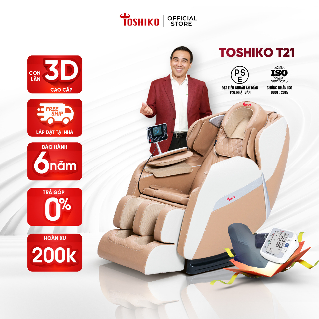 Ghế massage trị liệu toàn thân Toshico T2