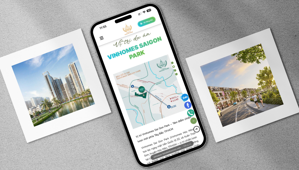 Thiết Kế Landing Page Vinhomes Hóc Môn Chuẩn SEO, Tối Ưu Chuyển Đổi Khách Hàng