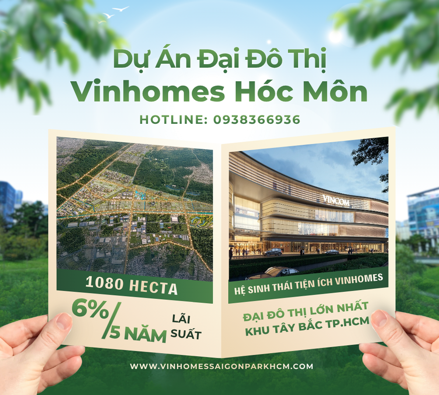 Vinhomes Hóc Môn - Đại Đô Thị Sinh Thái Đẳng Cấp Tại Tây Bắc TP.HCM