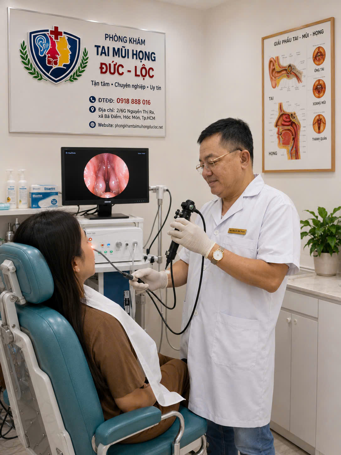 Phòng Khám Tai Mũi Họng Đức Lộc - Địa Chỉ Khám Tai Mũi Họng Uy Tín Tại Hóc Môn